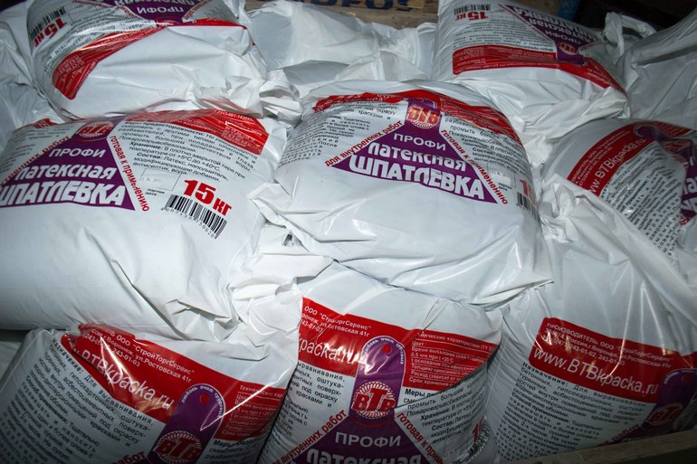 Сыпучая шпаклевка