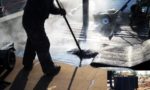 Укладка гидроизола с использованием битумной мастики
