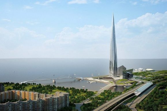 Лахта центр в Санкт-Петербурге
