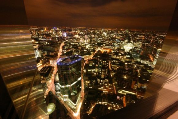 Вид со смотровой площадки Tower 42 в Лондоне