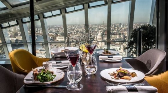 Бар Sky Garden с видом на Лондон