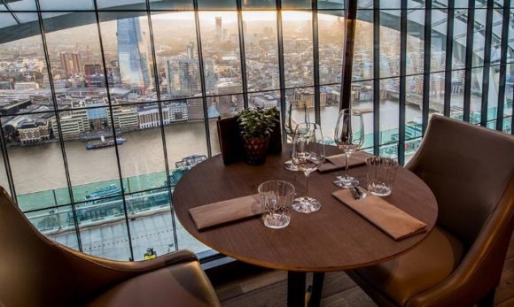 Смотровая площадка в баре Sky Garden, Лондон
