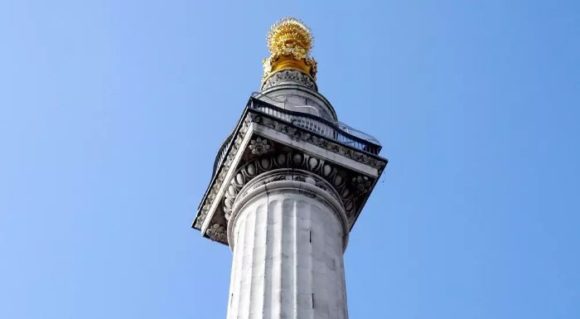 Смотровая площадка Monument в Лондоне