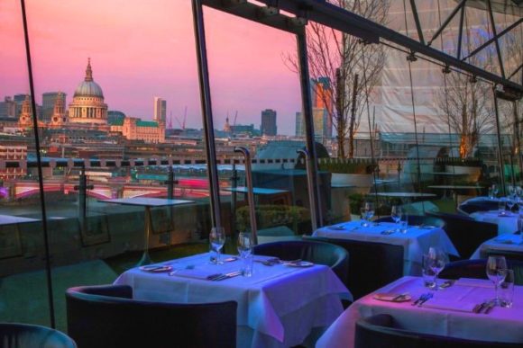 Ресторан со смотровой площадкой OXO Tower в Лондоне