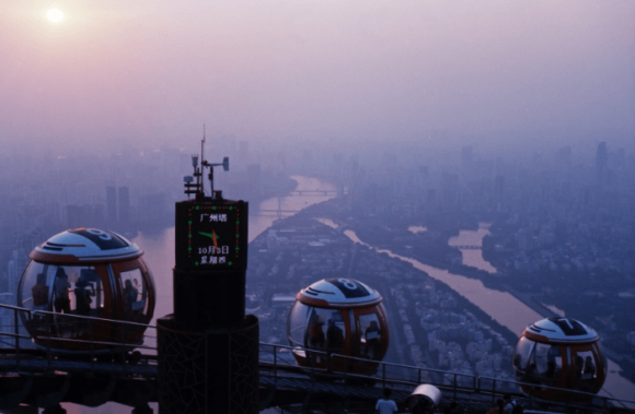Вид с телебашни Canton Tower