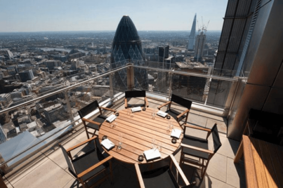 Бар Sushisamba в небоскрёбе Heron Tower в Лондоне