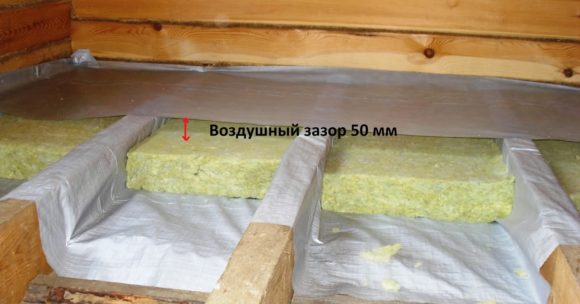 утепление потолка