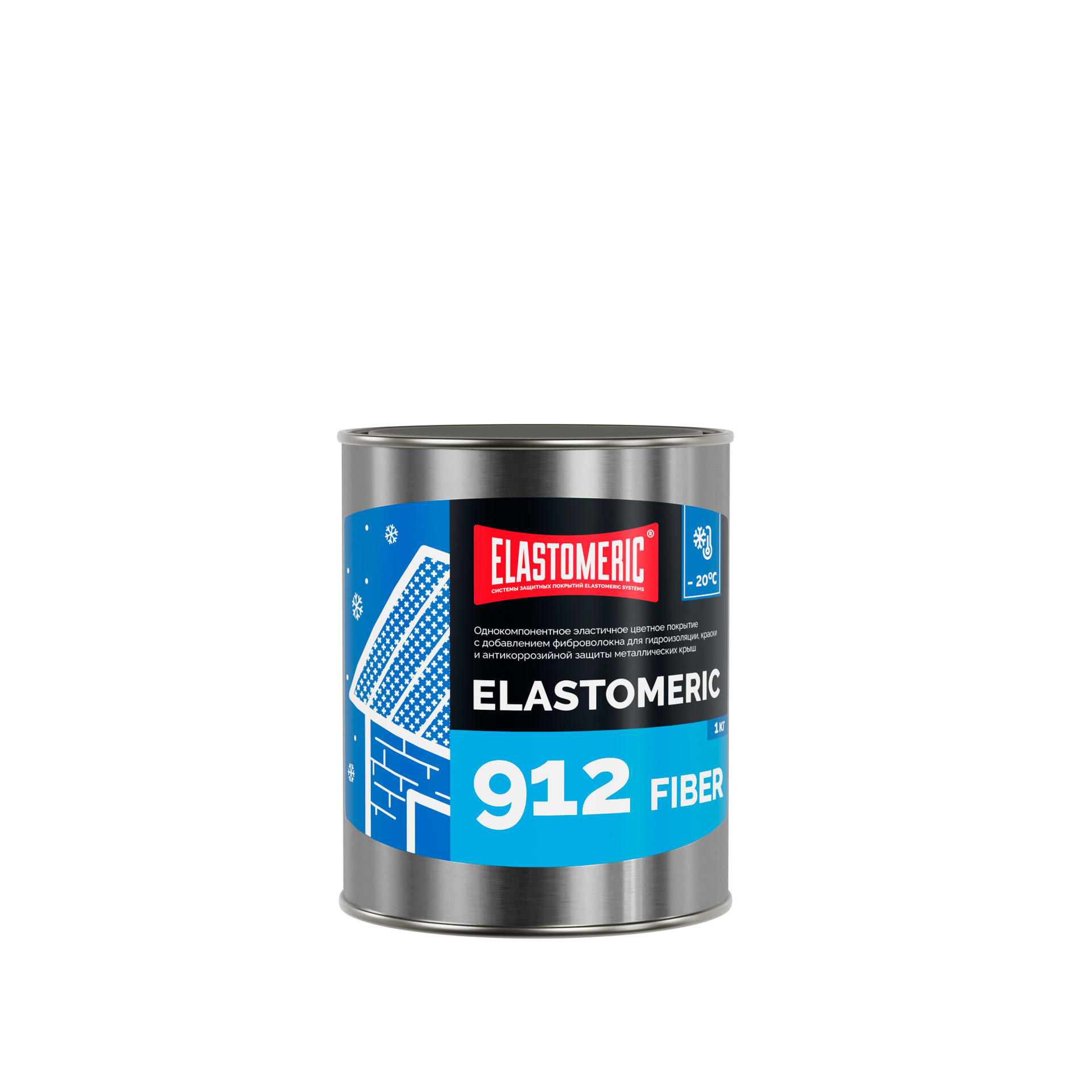 Elastomeric 912 Fiber: технология зимней герметизации кровельных узлов